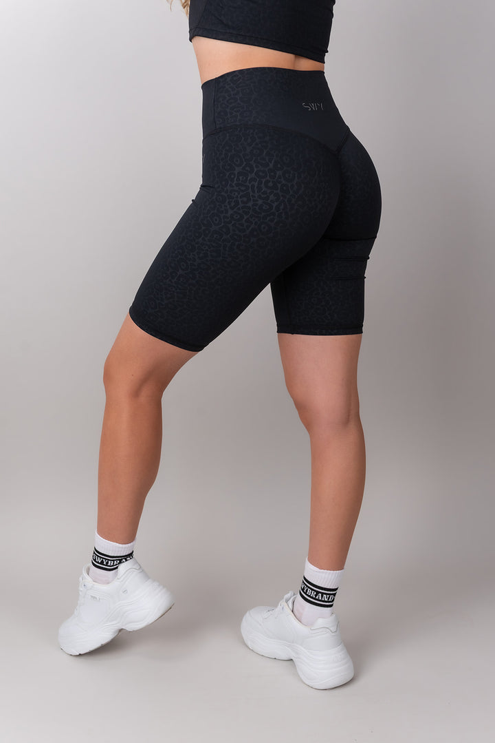 Leopard Biker Shorts