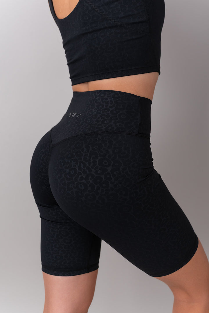 Leopard Biker Shorts