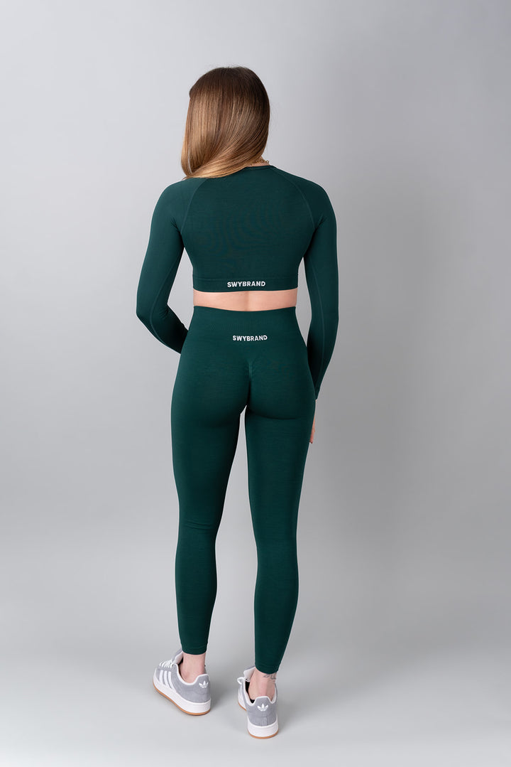 Elevate crop top maniche  lunghe