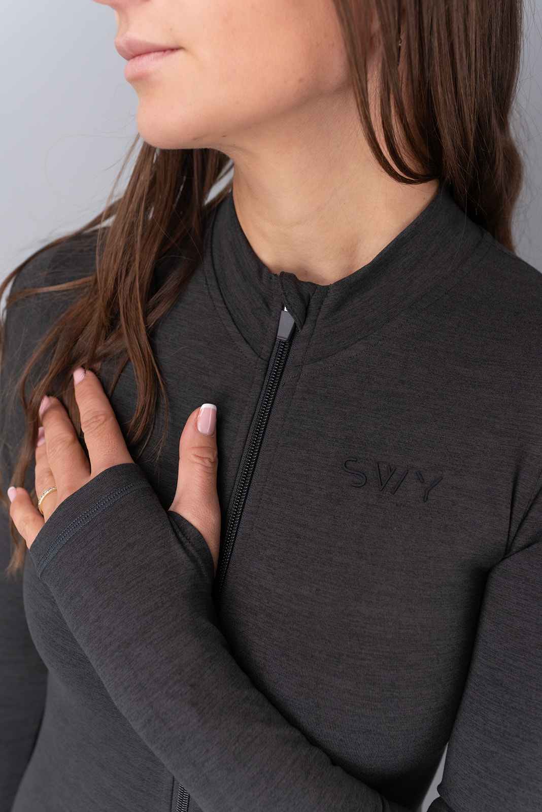 comfort black bodysuit logo