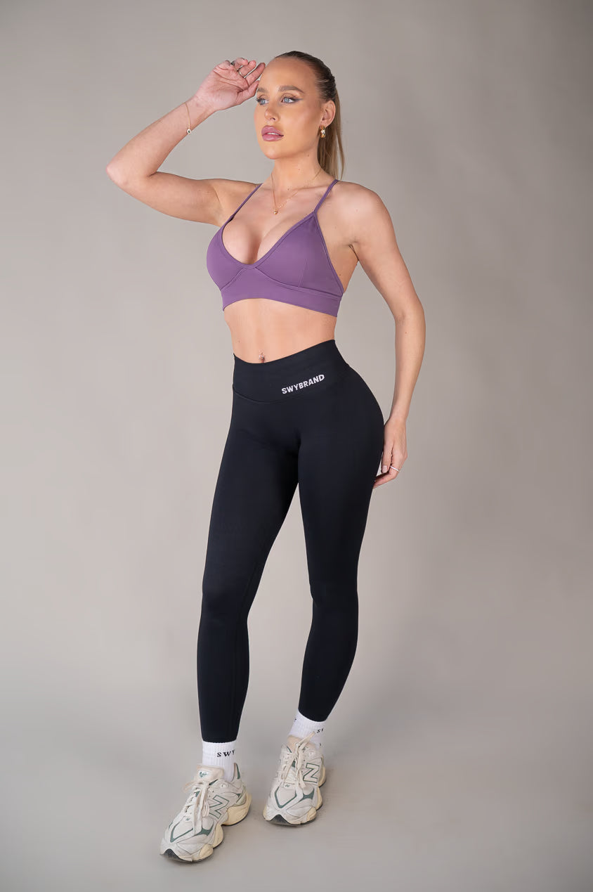 Black Bum Leggings with top