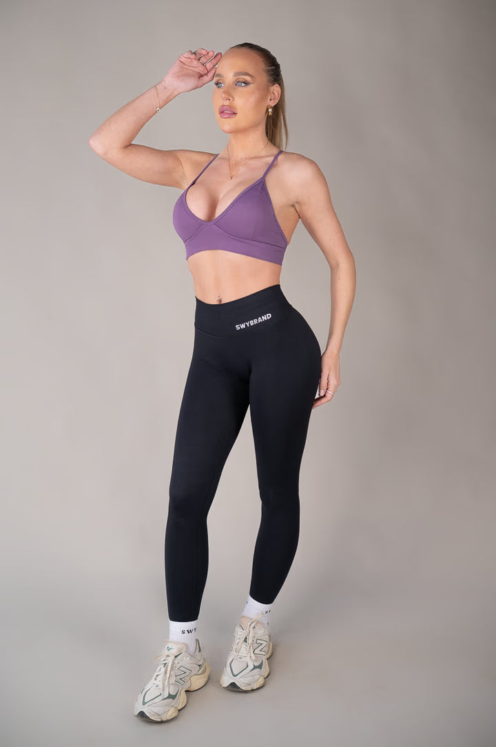 Black Bum Leggings with top