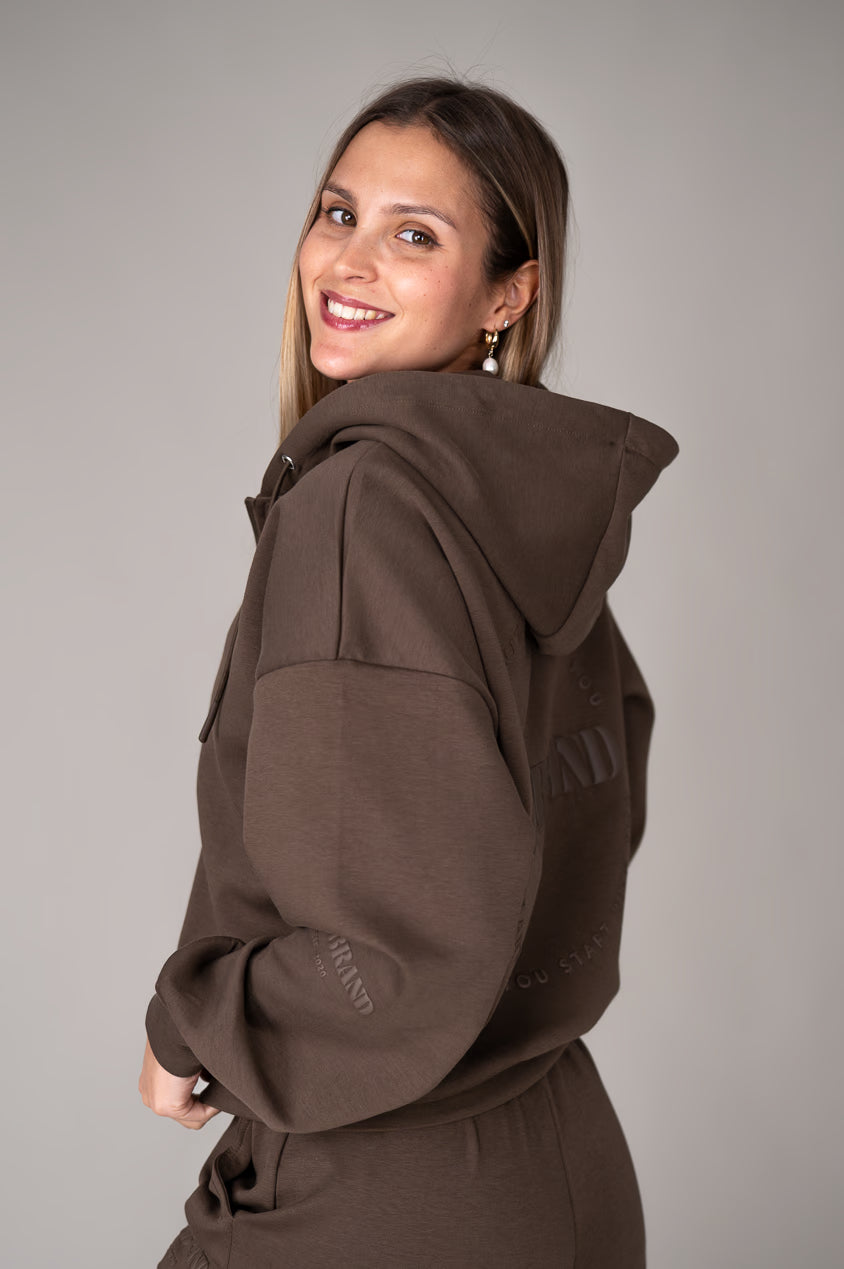 Effort Long Zip Hoodie