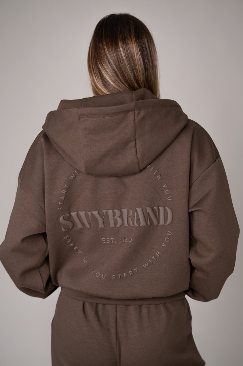 Effort Long Zip Hoodie