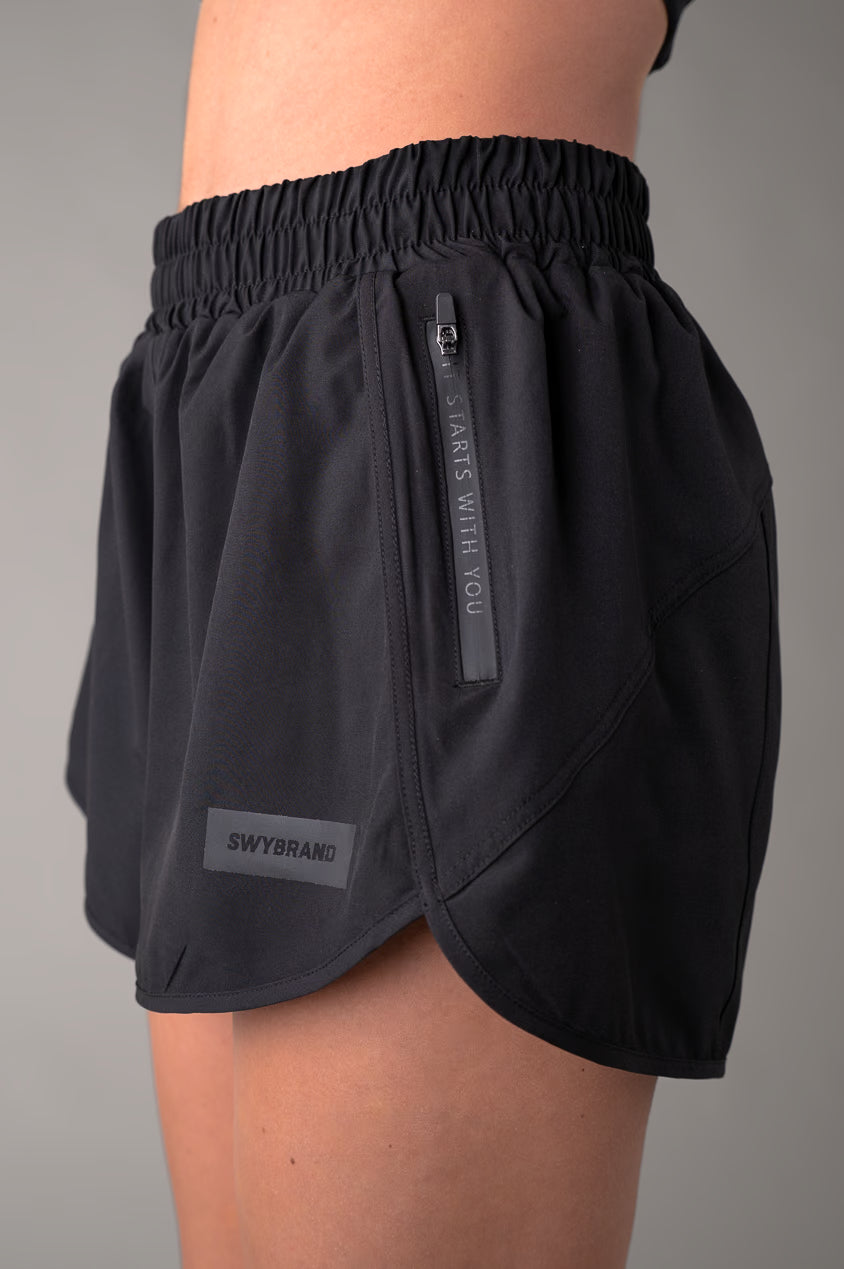 Outdoor Kratke Hlače Črne
