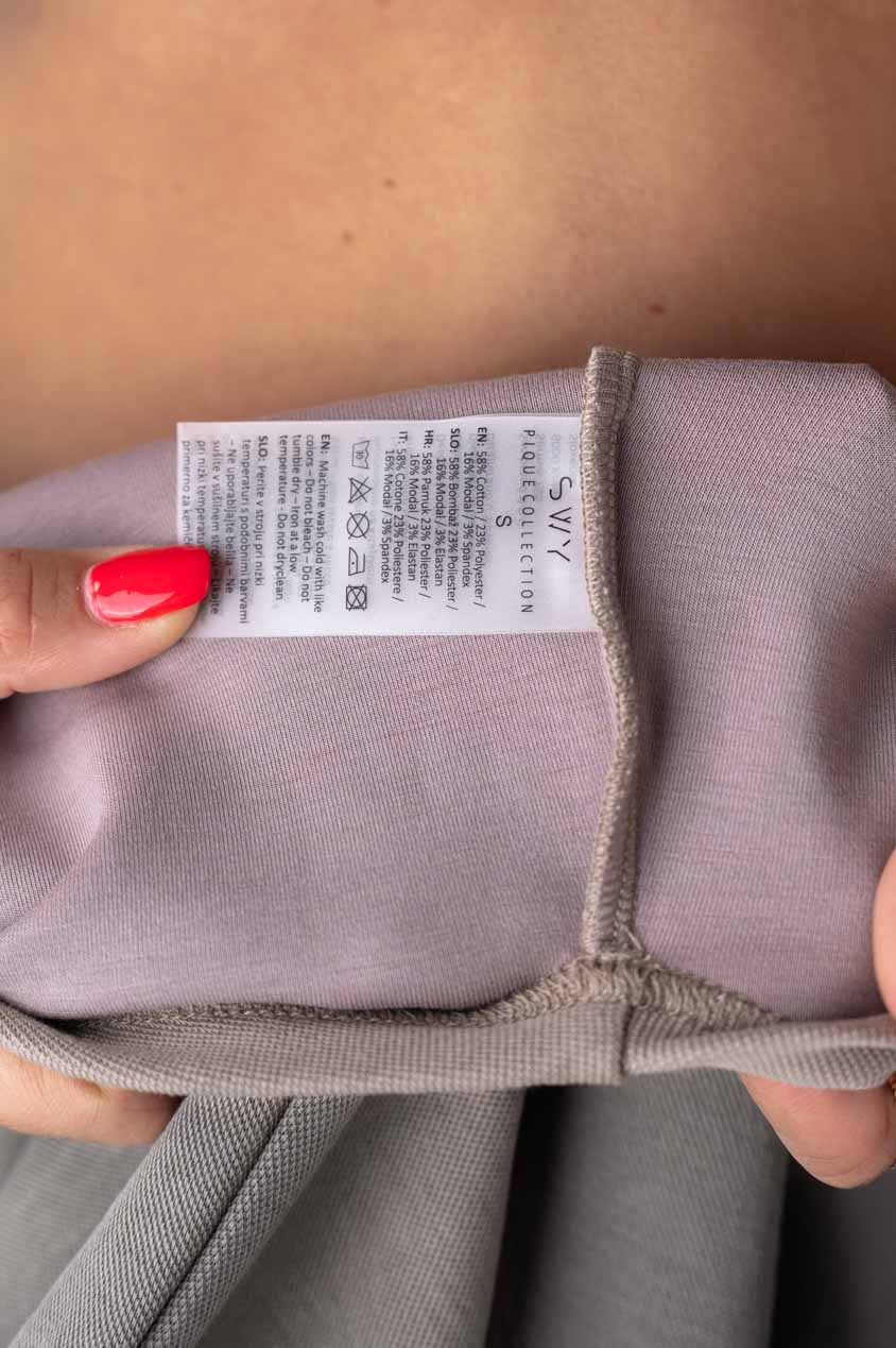 Pique Pantaloni Wide