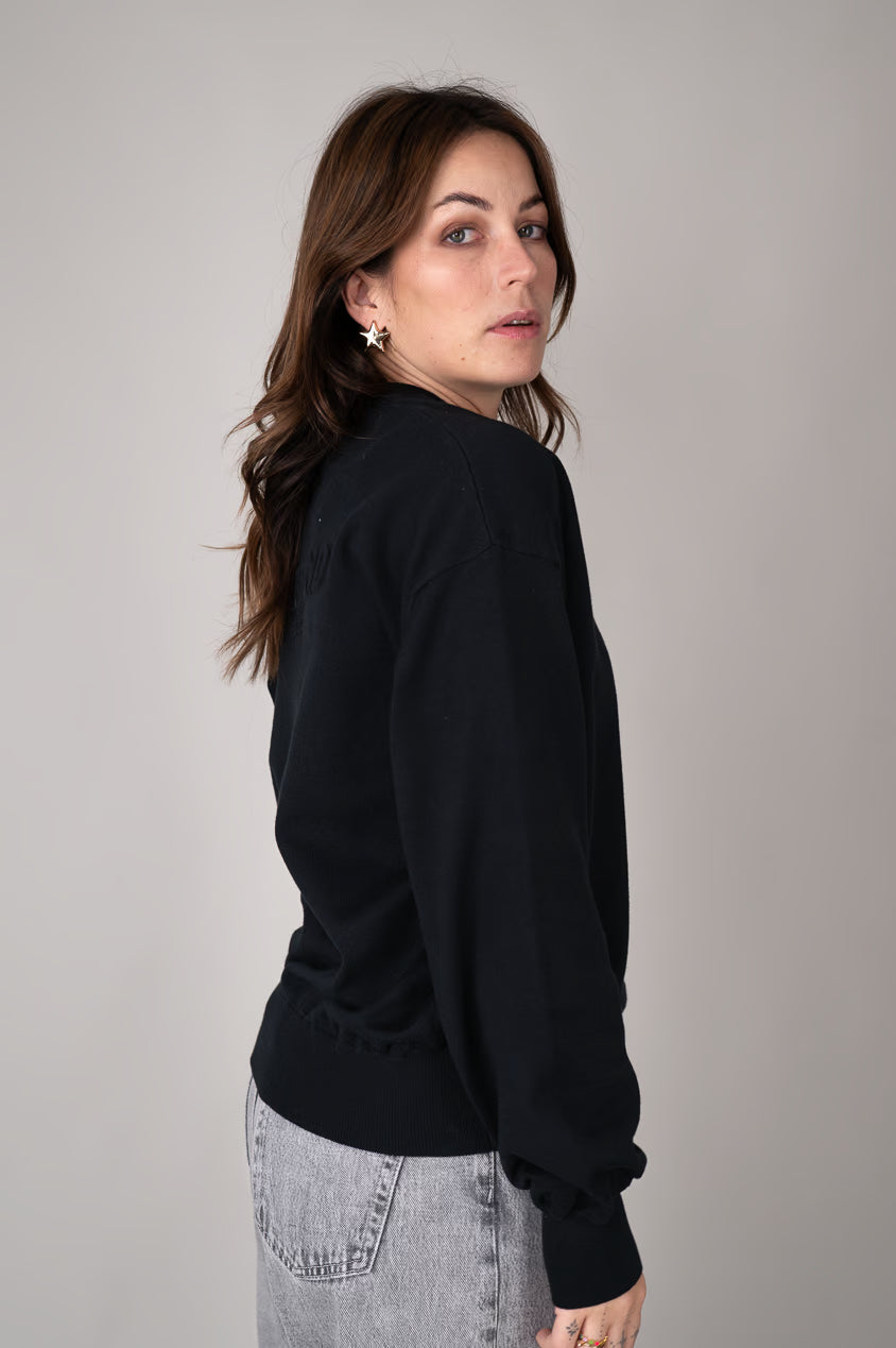 Knit V-Neck Sweater