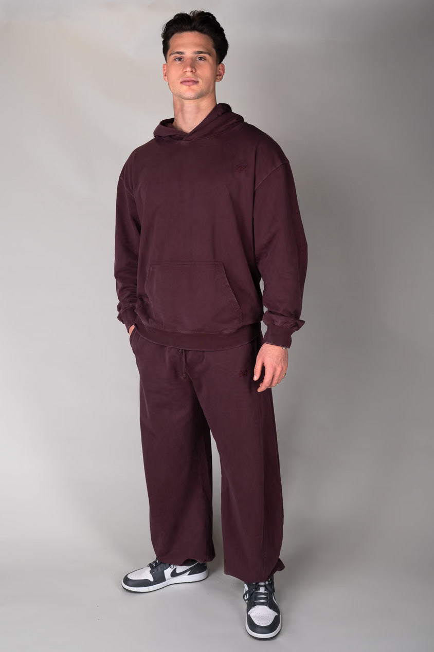 Washed Velvet Balloon pants on an guy