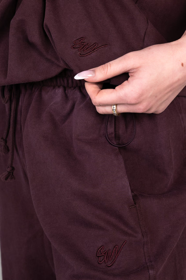 Washed red T-Shirt details