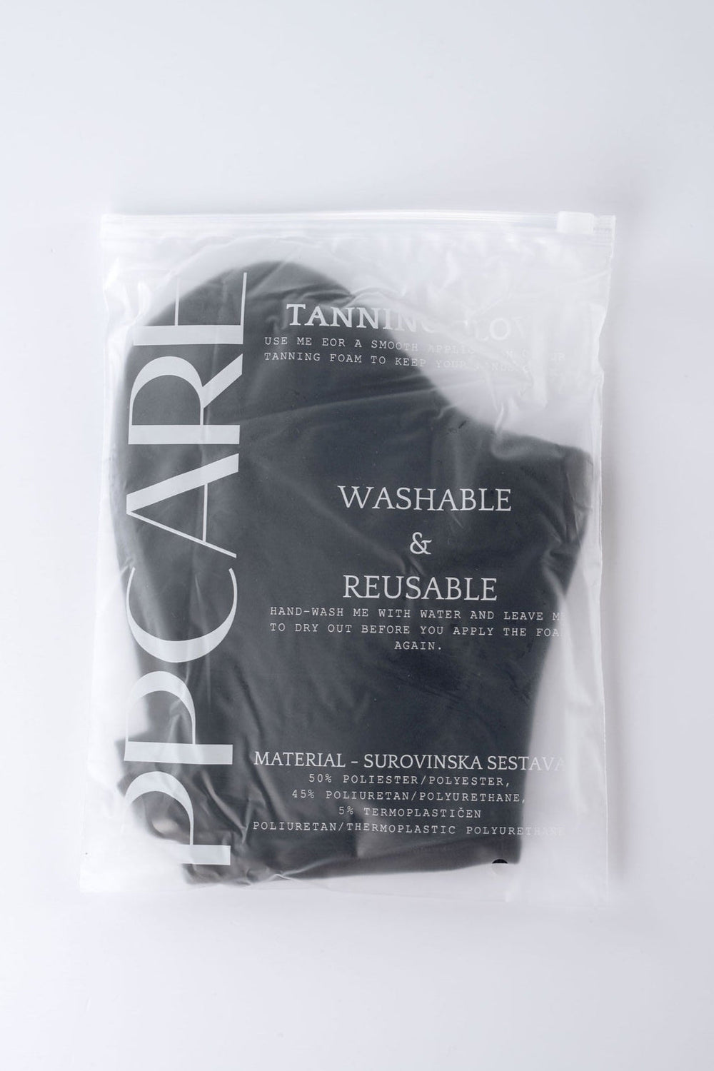 Rokavica za nanos samoporjavitvene kreme